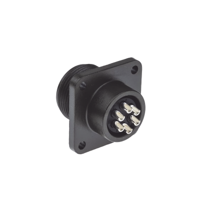Conector Hembra Circular De 6 Terminales Para Uso Rudo, Amphenol