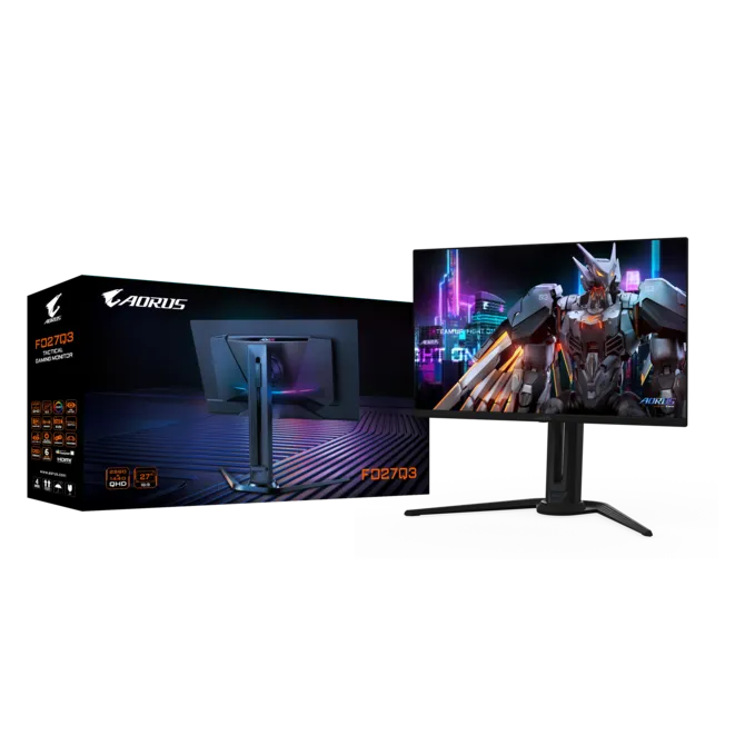 Monitor Gamer Gigabyte Aorus Fo27q3 / 27 Pulgadas / Oled / 360hz / 0.03 Ms / Hdmi 2.1 / Dp 1.4 / Gamer