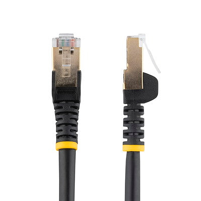 Cable De 1m Cat6a Ethernet Negro - Cable De Red 10gb Cat6a Snagless Blindado Rj45 Poe De 100w - 10gbe Con Certificacion Ul/tia - Startech.com Mod. C6aspat3bk