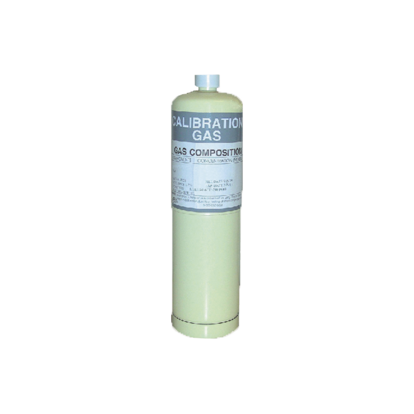 Cilindro Para Calibración de Detectores de Gas Cero Emisiones 105L 20.9 % Oxígeno (O2) balance Nitrogeno (N2) MACURCO