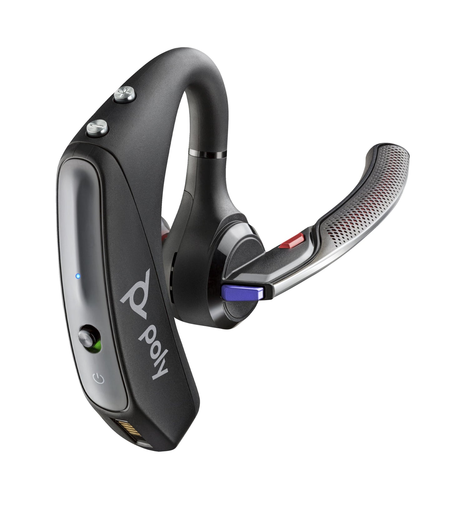 Manos Libres Hp Poly 7s431aaaba Voyager 5200/ Bluetooth Con Cancelacion De Ruido Hasta 6 Hrs En Llamada Alcance De 30 Mts Comandos De Voz Sin Case