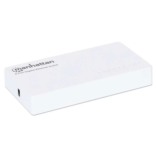 Switch,manhattan,560702, Gb 8 Ptos Blanco Mh