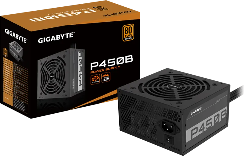 Fuente De Poder Gigabyte 450w /80 Plus Bronze/negro/atx/no Modular