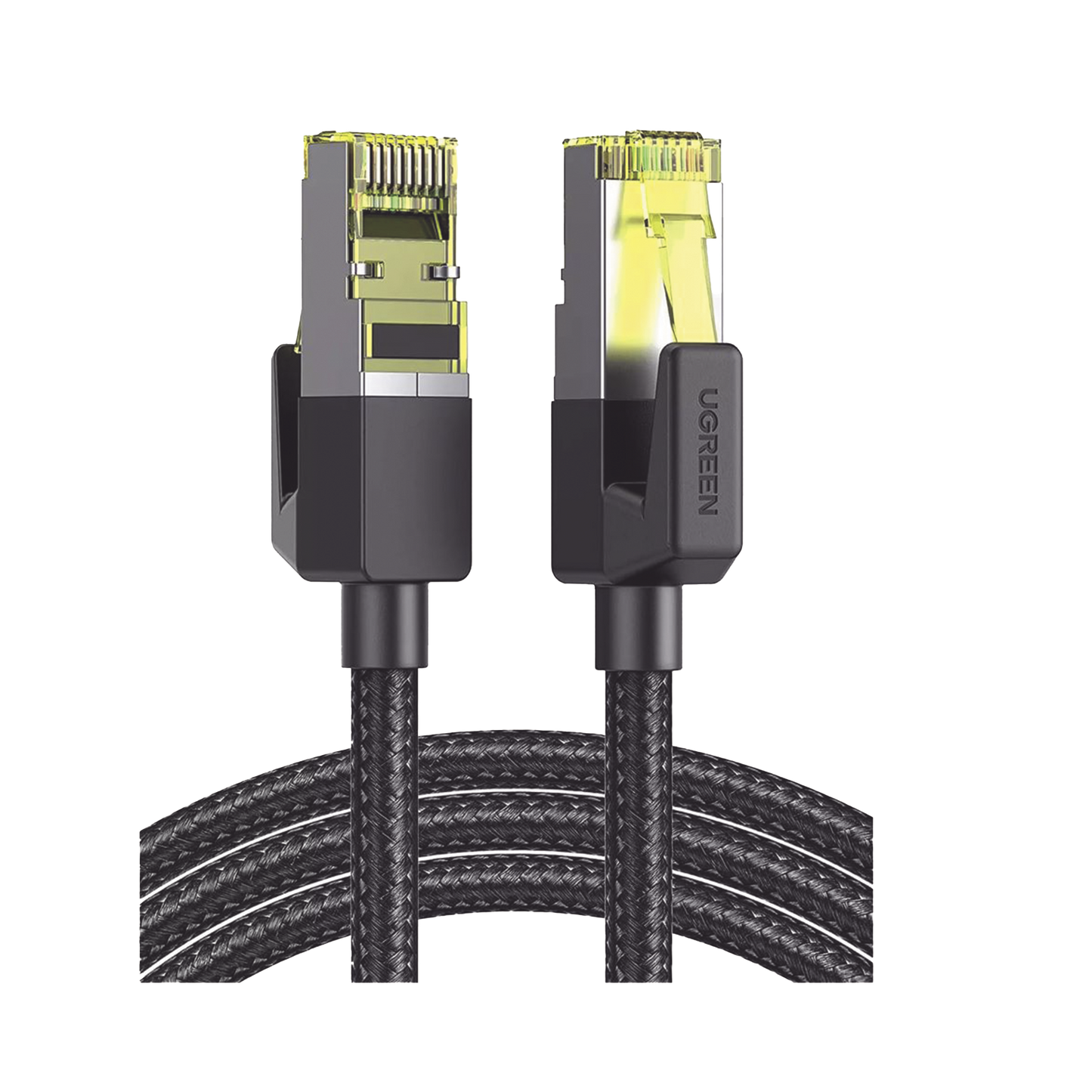 Cable Ethernet Cat7 CLASS???F/FTP Redondo con Malla de Nylon 1 Metro