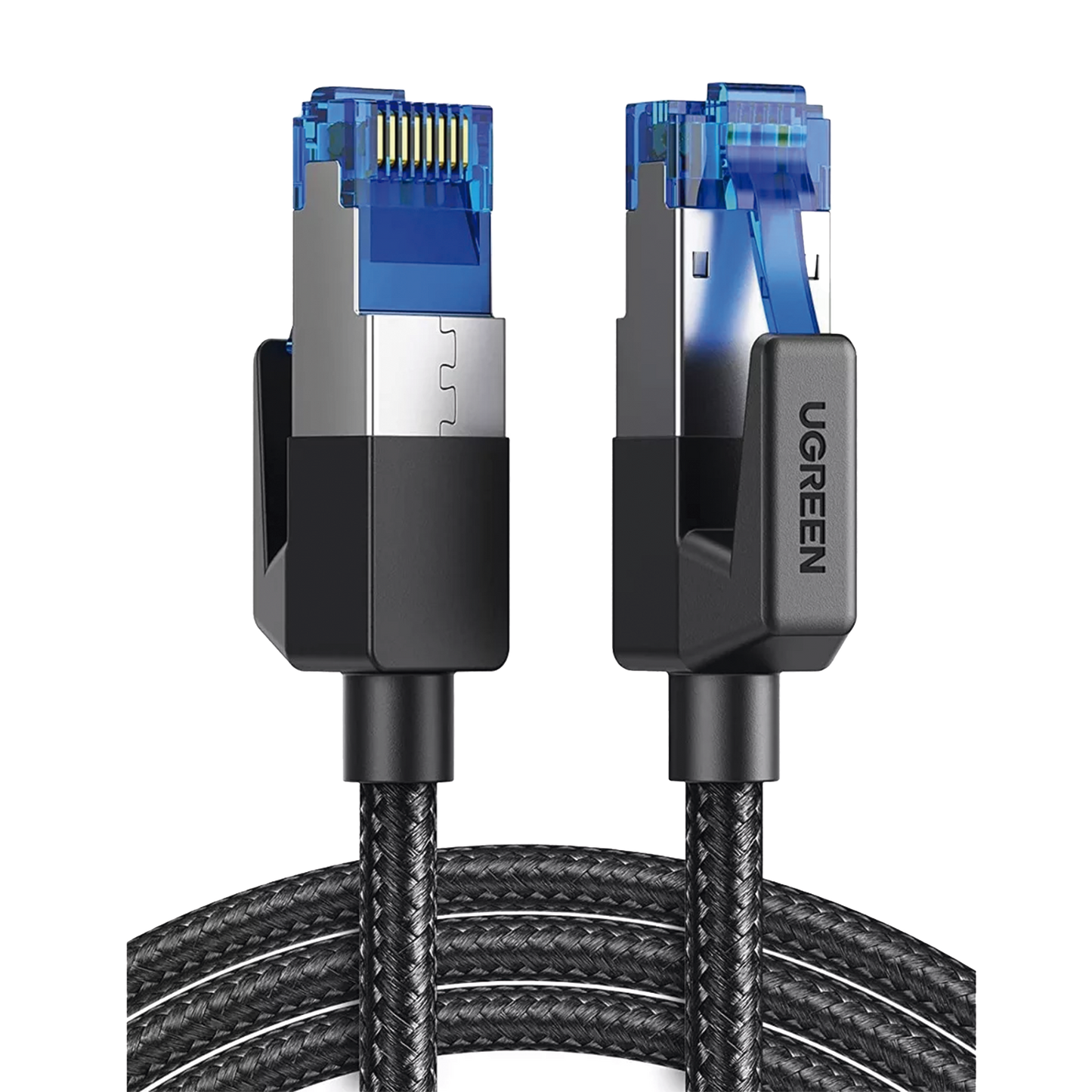 Cable Ethernet Cat8 CLASS???F/FTP Redondo con Malla de Nylon 5 Metros