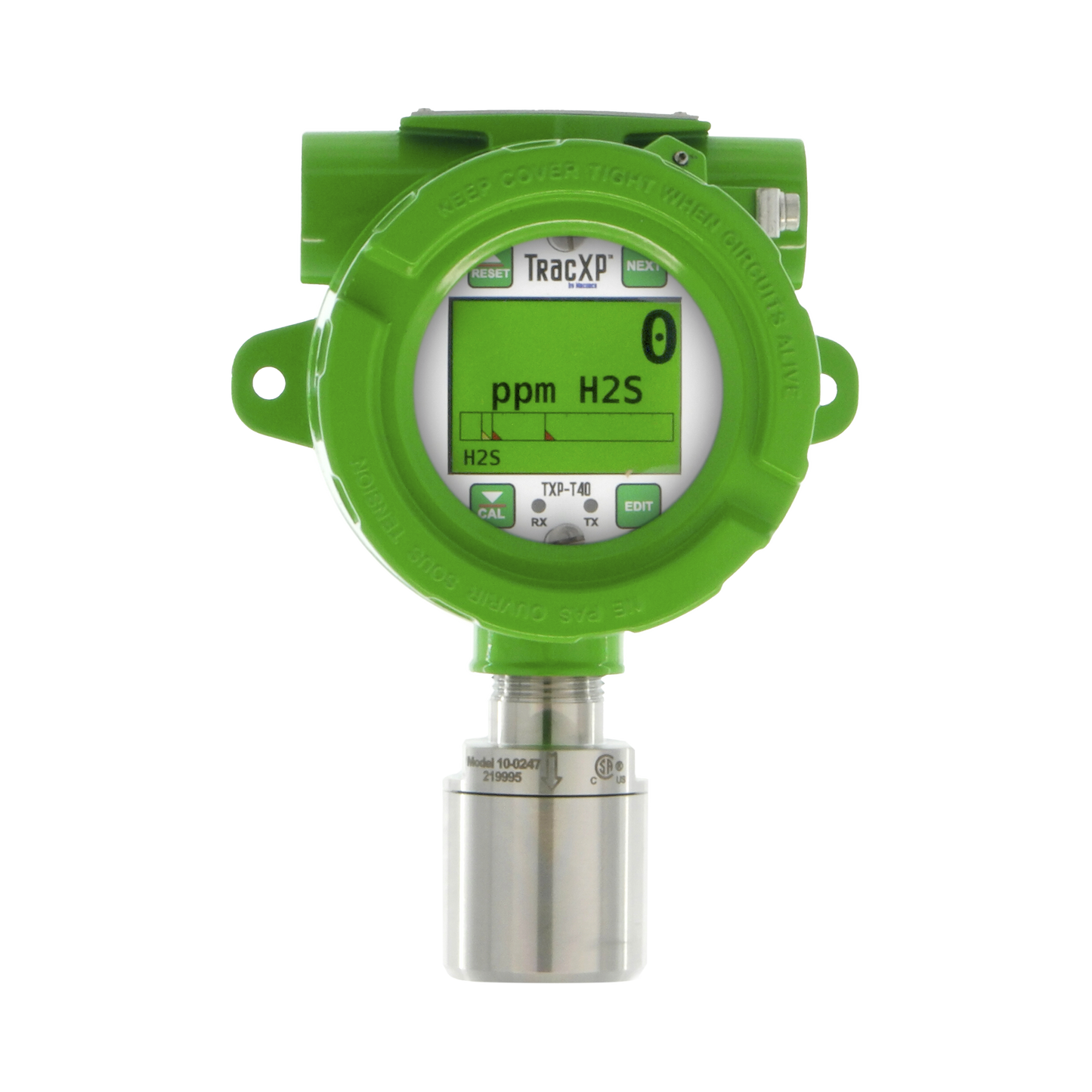 TXP-T40 | Monitor de Gas de Sensor Único Fijo Uso Industrial | No Incluye Detector