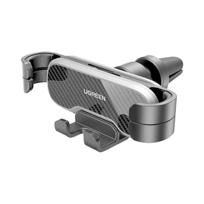 Soporte De Teléfono Para Rendija De Ventilación | Tecnología Gravity Drive | Rotación De 360° | Suspensión Por Goma | 5 Puntos De Sujeción | Compacto | Ajustable | Estable | Compatible Con Rejilla De Ventilaci