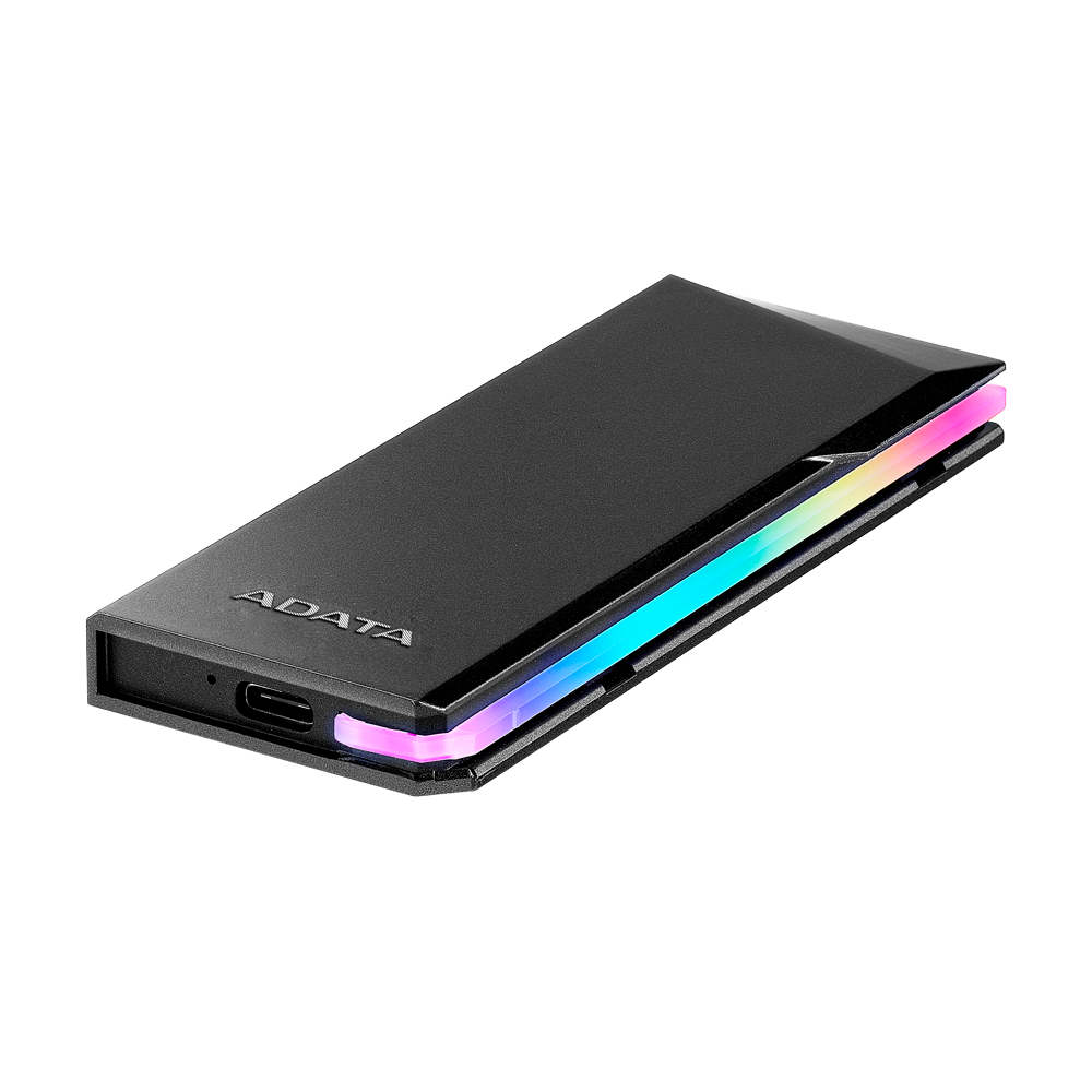 Carcasa Adata Ec700g Para Unidades De Estado Solido M.2 Pcie/sata Usb 3.2 Tipo C Windows Mac Linux Android Color Negro (aec700gu32g2-cgy)