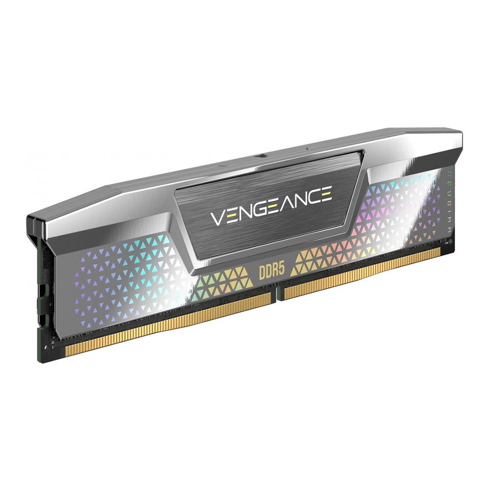 Memoria Ram Corsair Ddr5 Cudimm Vengeance 48 Gb (2x24) 8400mts/ Cl40 Plateado