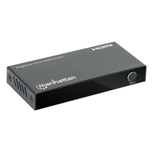 Switch Hdmi,manhattan,207942, 8k@60hz, 2 Entradas : 1 Salidas