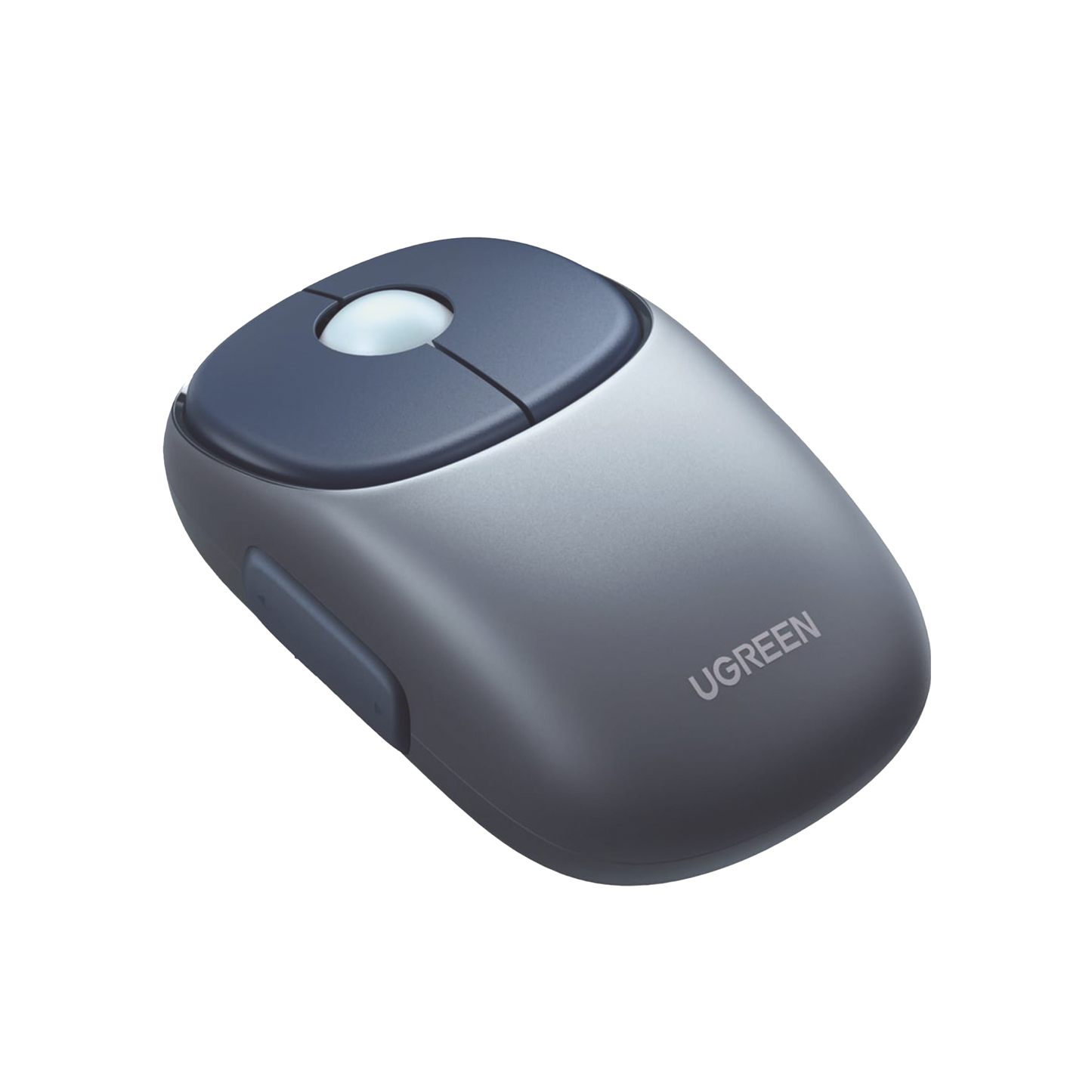 Mouse Inalámbrico  FUN?? / Recargable / 2.4G & Bluetooth / 4 Niveles de DPI / Silencioso / Ergonómico / 5 Botones / Compatible con Windows, macOS 10.5, Android iOS Linux y Chrome OS / Color Azul