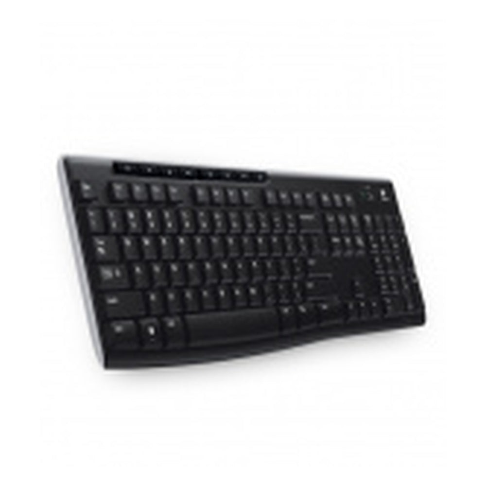 Teclado Logitech K270 Negro Multimedia Mini Receptor Usb Pc