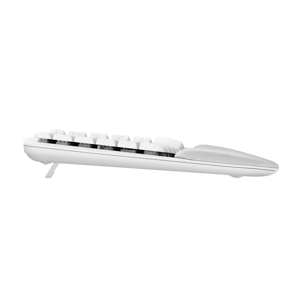 Teclado Logitech Wave Kyes Ergonomico Inalambrico Easy-switch Receptor Bolt (espaÑol) Blanco
