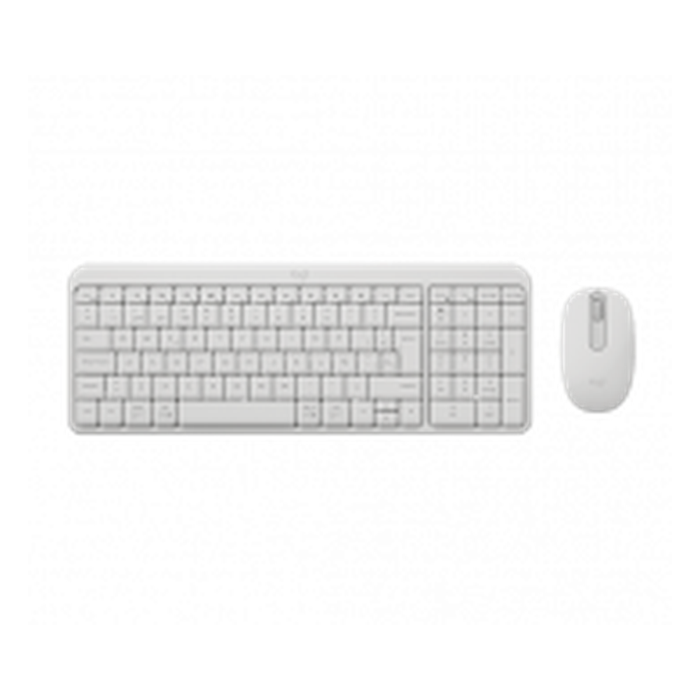 Teclado Y Mouse Logitech Mk250 Compacto Bluetooth Blanco