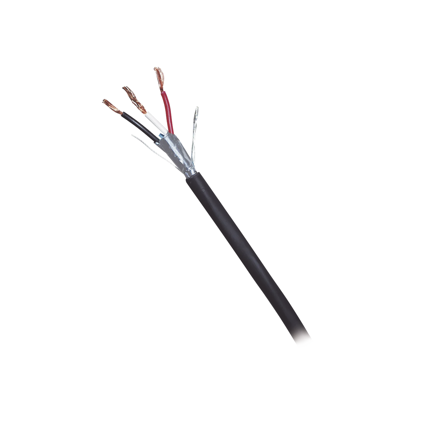 3 x 18 AWG / Cable / Blindado / 305 Metros / Riser / Color Gris / Hecho en México