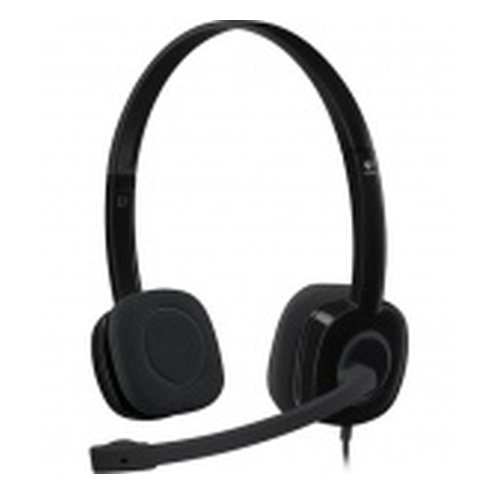 Audifonos Diadema Logitech H151 Control De Volumen Jack 3.5mm Negro