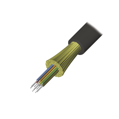 Cable De Fibra Óptica De 4 Hilos, Interior/exterior, Tight Buffer, No Conductiva (dielectrica), Plenum, Monomodo Os2, 1 Metro