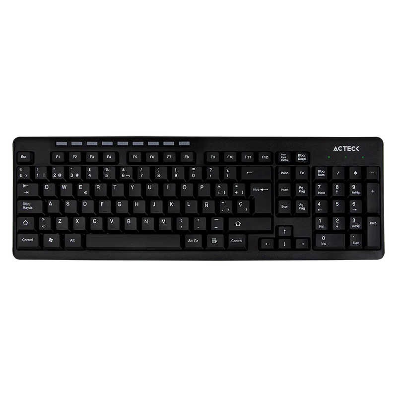Teclado Acteck Inspire Ti215 / Inalambrico / Receptor Usb / Multimedia / 114 Teclas / EspaÑol /ac-913973