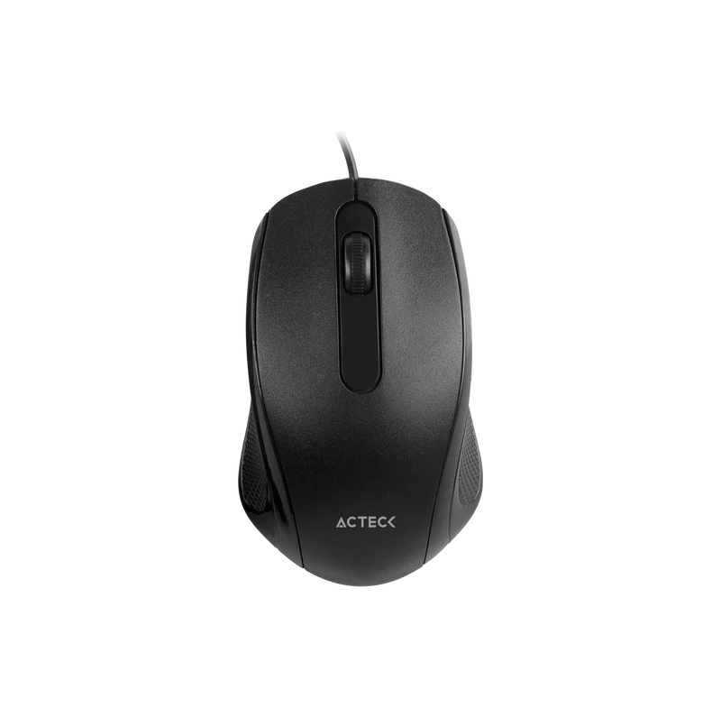Mouse Acteck Optimize Ma210 / Alambrico / Usb / Optico / 1200 Dpi / 2 Botones Scroll / Win - Linux / Negro / Ac-928830