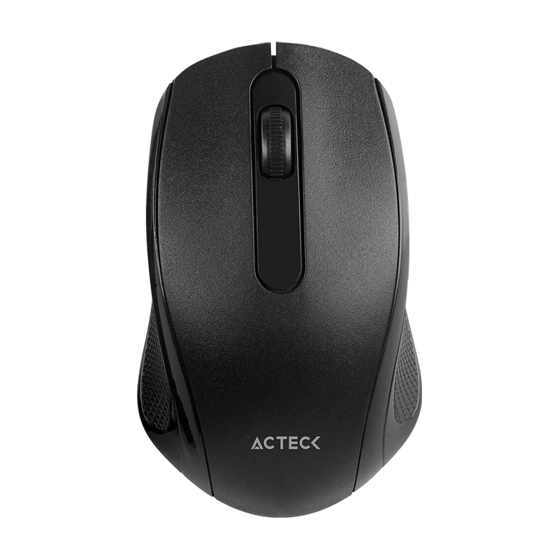 Mouse Acteck Optimize Mi240 / Inalambrico / Receptor Usb / Optico / 1600 Dpi Ajustable / Negro / Ac-928885