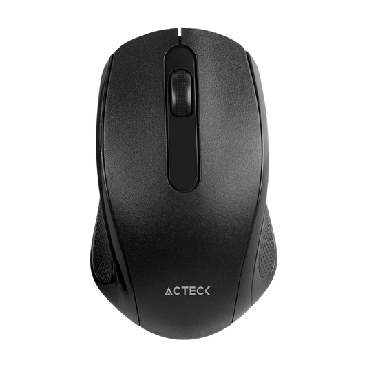 Mouse Acteck Optimize Mi240 / Inalambrico / Receptor Usb / Optico / 1600 Dpi Ajustable / Negro / Ac-928885