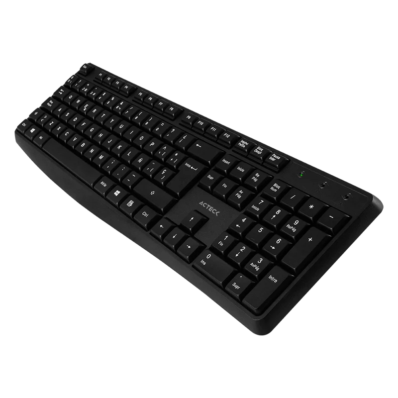 Kit Acteck Creator Mk440 / Teclado Y Mouse / Inalambrico / Receptor Usb / 105 Teclas / Optico / 1000 Dpi / Negro / Ac-931755