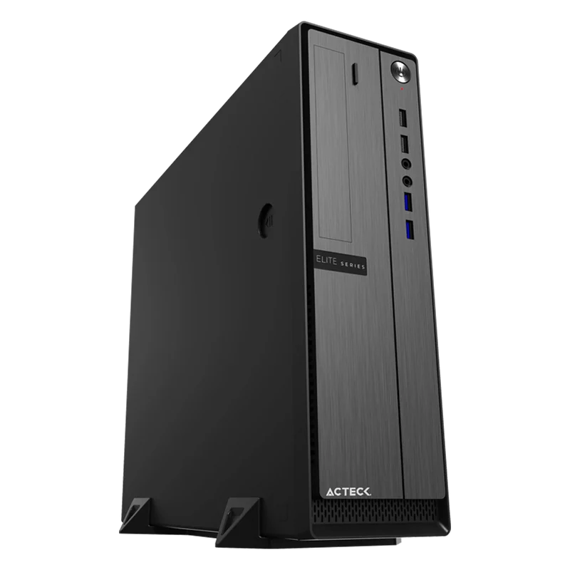 Gabinete Acteck Mini Torre Slim Lubeck Gs660 / Ac-932530 / Fuente 500w / Micro Atx Y Mini Itx / Usb 3.0 / Ventilador Negro / Ac-932530