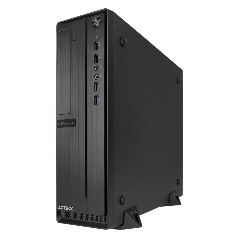 Gabinete Acteck Mini Torre Slim Lubeck Gs660 / Ac-932530 / Fuente 500w / Micro Atx Y Mini Itx / Usb 3.0 / Ventilador Negro / Ac-932530