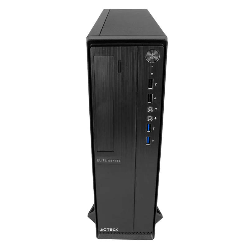 Gabinete Acteck Mini Torre Slim Lubeck Gs660 / Ac-932530 / Fuente 500w / Micro Atx Y Mini Itx / Usb 3.0 / Ventilador Negro / Ac-932530