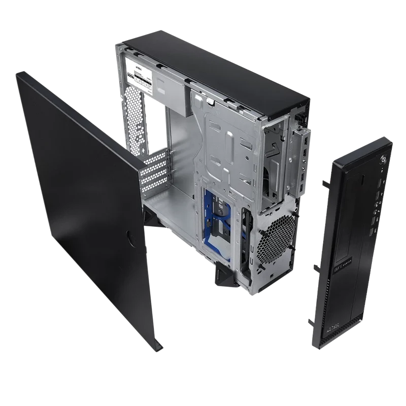 Gabinete Acteck Mini Torre Slim Lubeck Gs660 / Ac-932530 / Fuente 500w / Micro Atx Y Mini Itx / Usb 3.0 / Ventilador Negro / Ac-932530