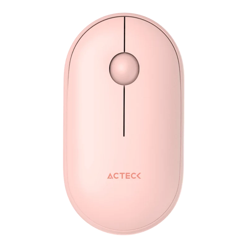 Mouse Acteck Optimize Edge Mi460 / Inalambrico / Receptor Usb / Laser / Click Silencioso / 1500 Dpi / Rosa / Ac-934107