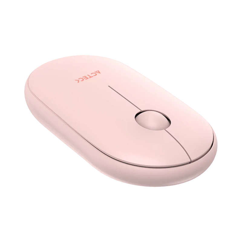 Mouse Acteck Optimize Edge Mi460 / Inalambrico / Receptor Usb / Laser / Click Silencioso / 1500 Dpi / Rosa / Ac-934107
