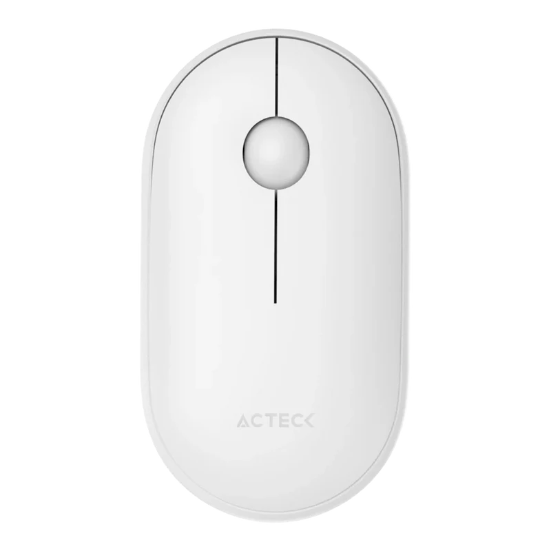 Mouse Acteck Optimize Edge Mi460 / Inalambrico / Receptor Usb / Laser / Click Silencioso / 1500 Dpi / Blanco / Ac-934114