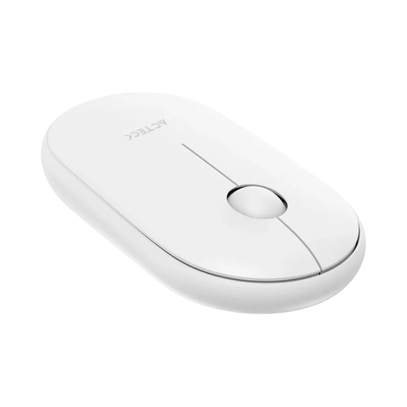 Mouse Acteck Optimize Edge Mi460 / Inalambrico / Receptor Usb / Laser / Click Silencioso / 1500 Dpi / Blanco / Ac-934114