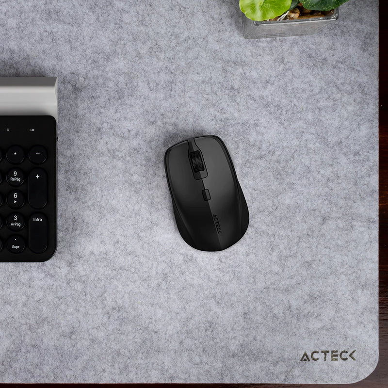 Mouse Acteck Optimize Trip Mi670 / Inalambrico / Dual / Receptor Usb - Bluetooth / Laser / 1600 Dpi / Negro / Ac-934121