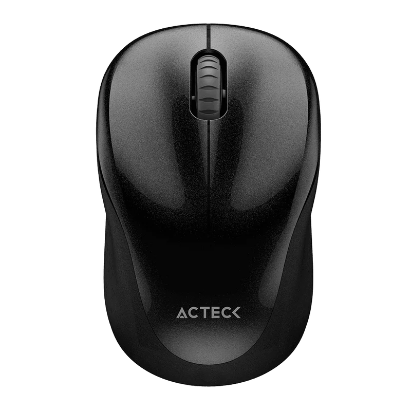 Mouse Acteck Optimize Trip Mi480 / Inalambrico / Receptor Usb / Laser / Click Silencioso / 1600 Dpi / Negro / Ac-934169