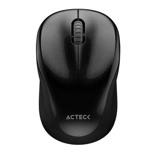 Mouse Acteck Optimize Trip Mi480 / Inalambrico / Receptor Usb / Laser / Click Silencioso / 1600 Dpi / Negro / Ac-934169