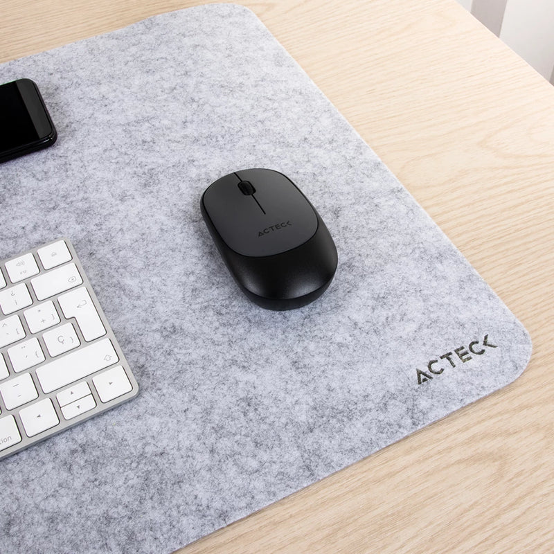 Mousepad Xl Acteck Mouse Pad Tf620 / Textura Afelpada / Base Antideslizante / 90x40cm / Gris Claro / Ac-934503