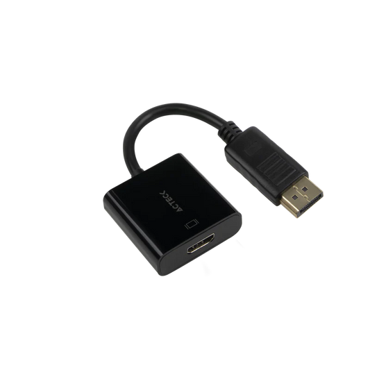 Adaptador Acteck Shift Plus Ah435 / Displayport A Hdmi / 4k / 20 Cm / Negro / Ac-934763