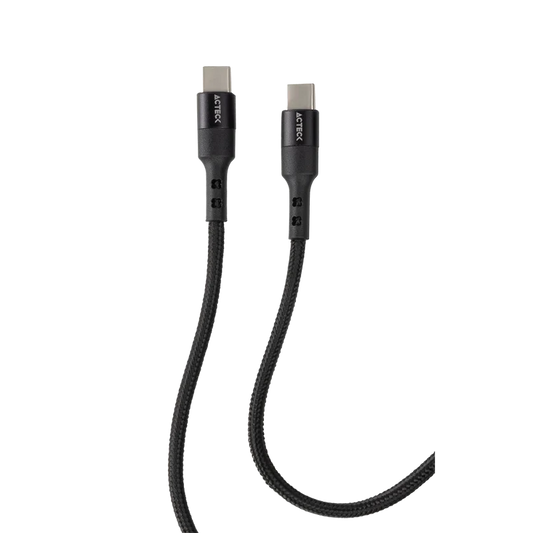 Cable Acteck Linx Plus Cc420 / Usb C A Usb C / 1.8 M / Carga Rapida / Negro / Ac-934855