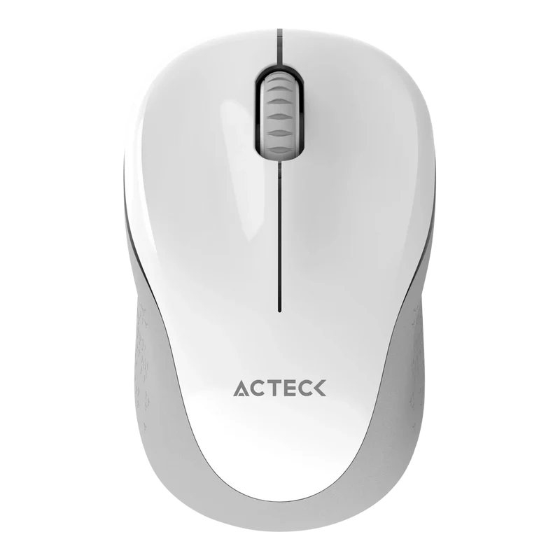 Mouse Acteck Optimize Trip Mi480 / Inalambrico / Receptor Usb / Laser / Click Silencioso / 1600 Dpi / Blanco / Ac-934886