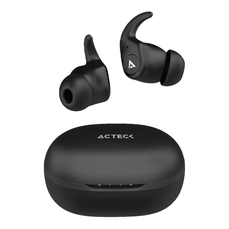 Audifonos Acteck Sinchro Pro Ep635 / Inalambricos / Bluetooth 5.3 V / Control Tactil / Bateria De 50 H / Negro / Ac-935098