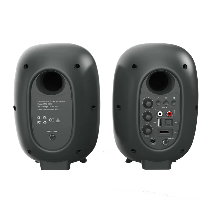 Bocinas Acteck Dynamic Exact Bs685 / Inalambrica / Bluetooth - Aux Rca - Optica - Hdmi - Arc - Usb / Control Remoto / 80w Rms / Sonido Estereo / Negro / Ac-935210