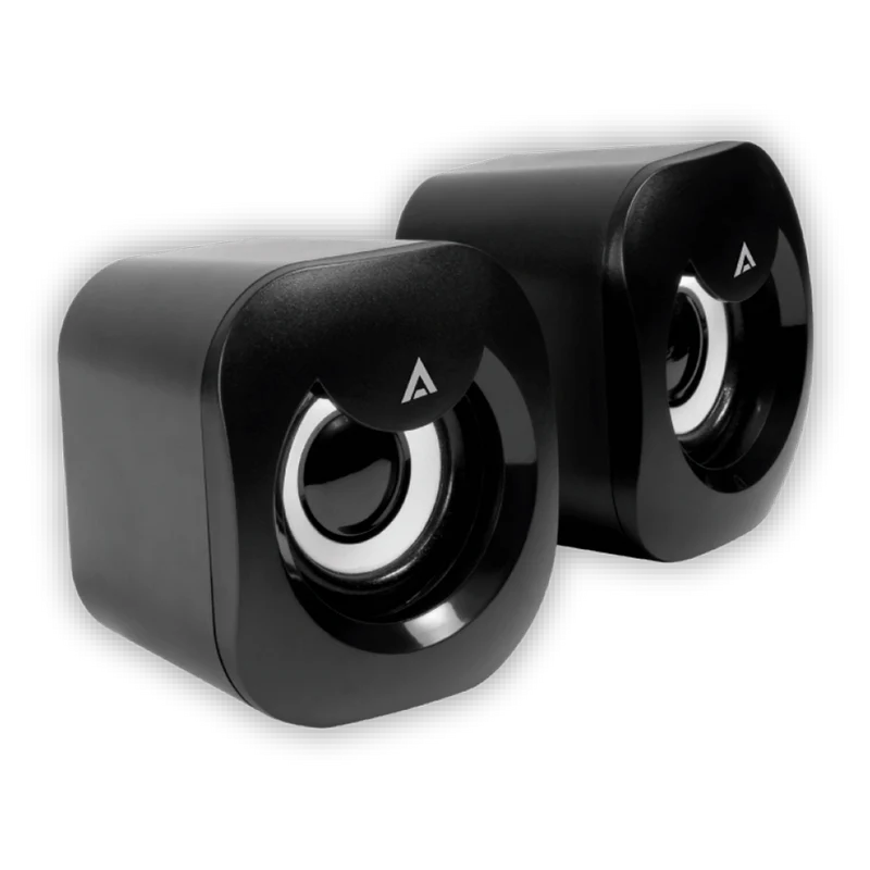 Bocinas Acteck / Esence Basic As215 / Alambrica / Usb / Iluminacion Led / Negro / Ac-935272