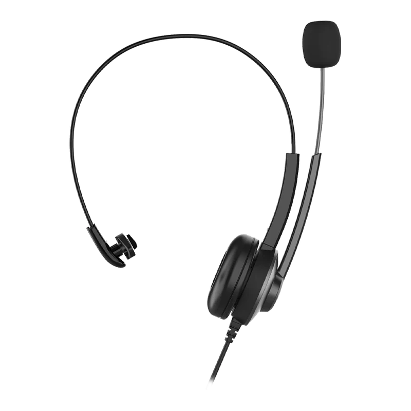 Audifonos Acteck Centric Pro Hn620 / Alambricos / Diadema Para Conferencia / Usb / Microfono Flexible / 4 Botones Controladores / Negro / Ac-935326