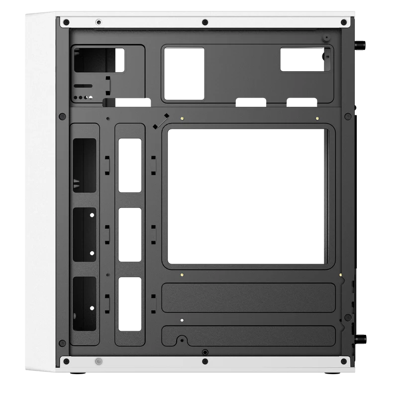 Gabinete Acteck Fusion Ii Gi440 / Mini Torre / Micro Atx, Mini Itx / Fuente De Poder 500w / Panel Acrilico / Metal / Blanco / Ac-935760