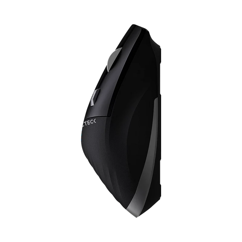 Mouse Acteck Virtuos Pro Mi780 / Vertical / Inalambrico / Dual Bluetooth + Usb / Recargable / Scroll Horizontal / Optico / 8 Botones / 3200 Dpi Ajustable / Negro / Ac-936187