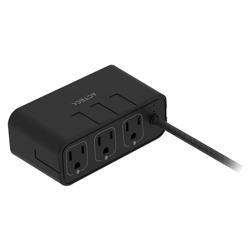 Cargador Acteck Energon Mate Ce676 / Extensin De Escritorio / 2 X Usb / 2 X Tipo C / 3 X Contactos / Supresor De Picos / Indicador Led / Resistente Al Fuego / 1.85 M / Ac-936514