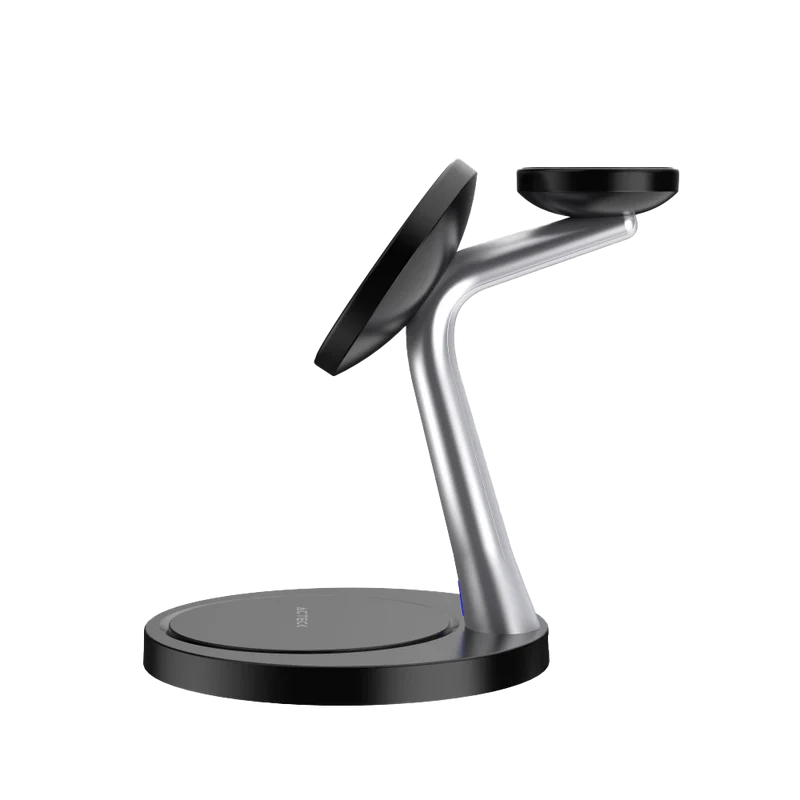Cargador Acteck Energon S-mate Ci740 / Inalambrico Qi / 15 W / 3 Dispositivos / Compatible Con Apple / Ac-937139