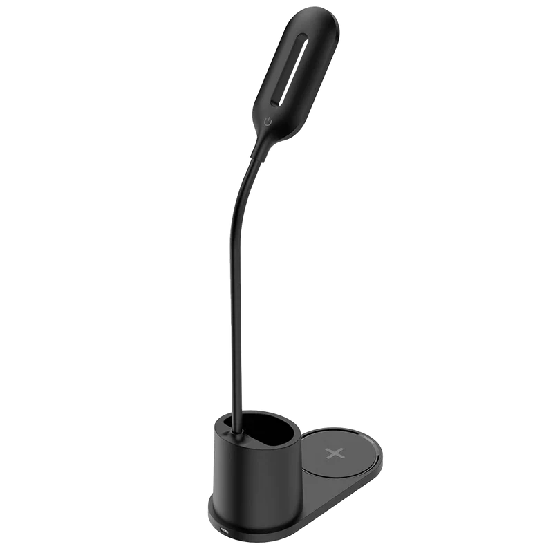 Cargador Acteck Energon Lumimate Ci711 / Inalambrico Qi / 15 W / Apple - Samsung / Qi / 1 Dispositivo / Incluye Lampara / Negro / Ac-937184